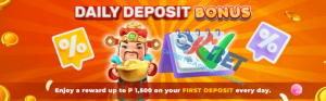 daily deposit bonus 