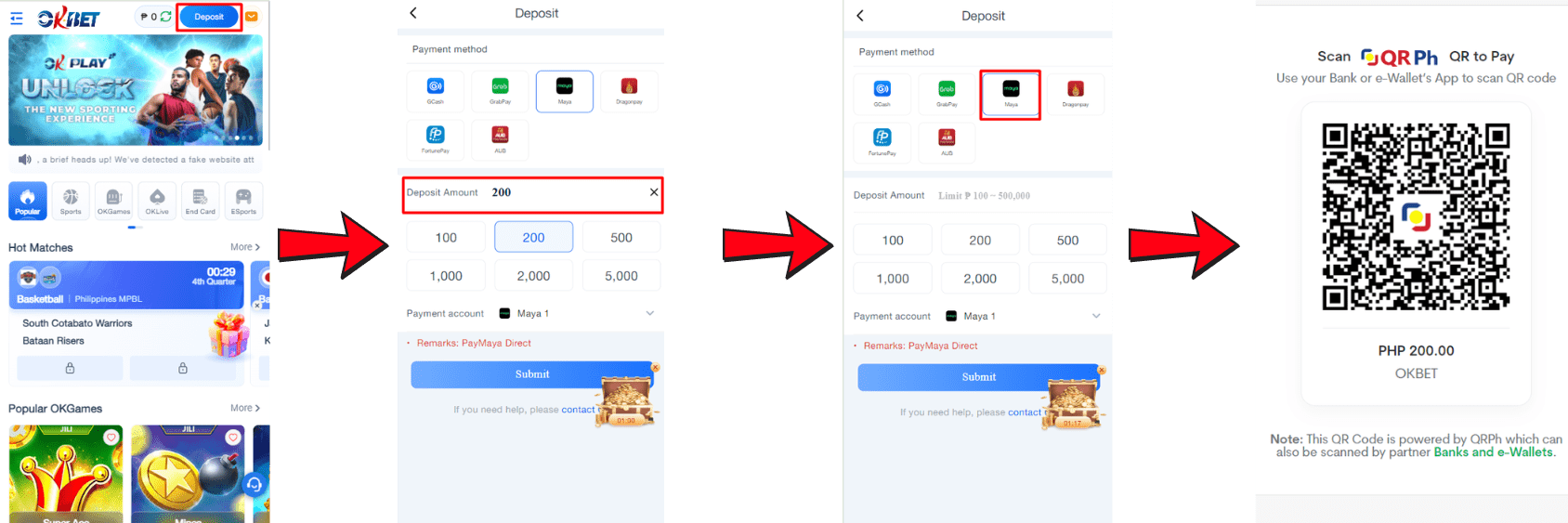 okbet deposit PayMaya